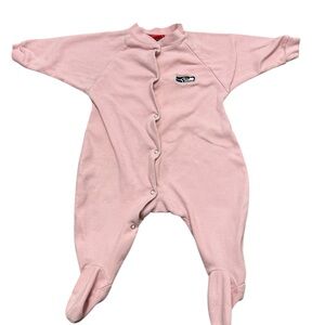 NFL Pink Kids Footie One Piece